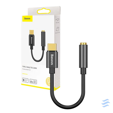 Baseus L54 Audio Adapter USB C + mini jack 3,5mm (Black) Audio adapters