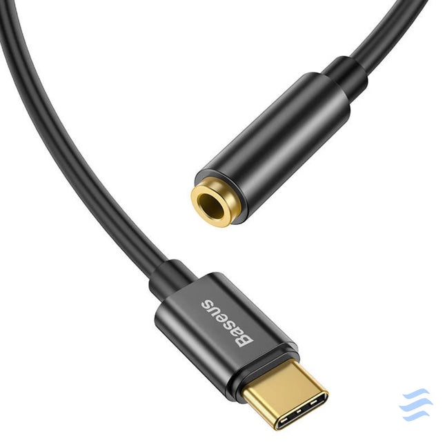 Baseus L54 Audio Adapter USB C + mini jack 3,5mm (Black) Audio adapters