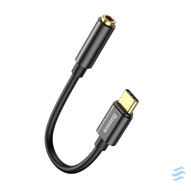 Baseus L54 Audio Adapter USB C + mini jack 3,5mm (Black) Audio adapters