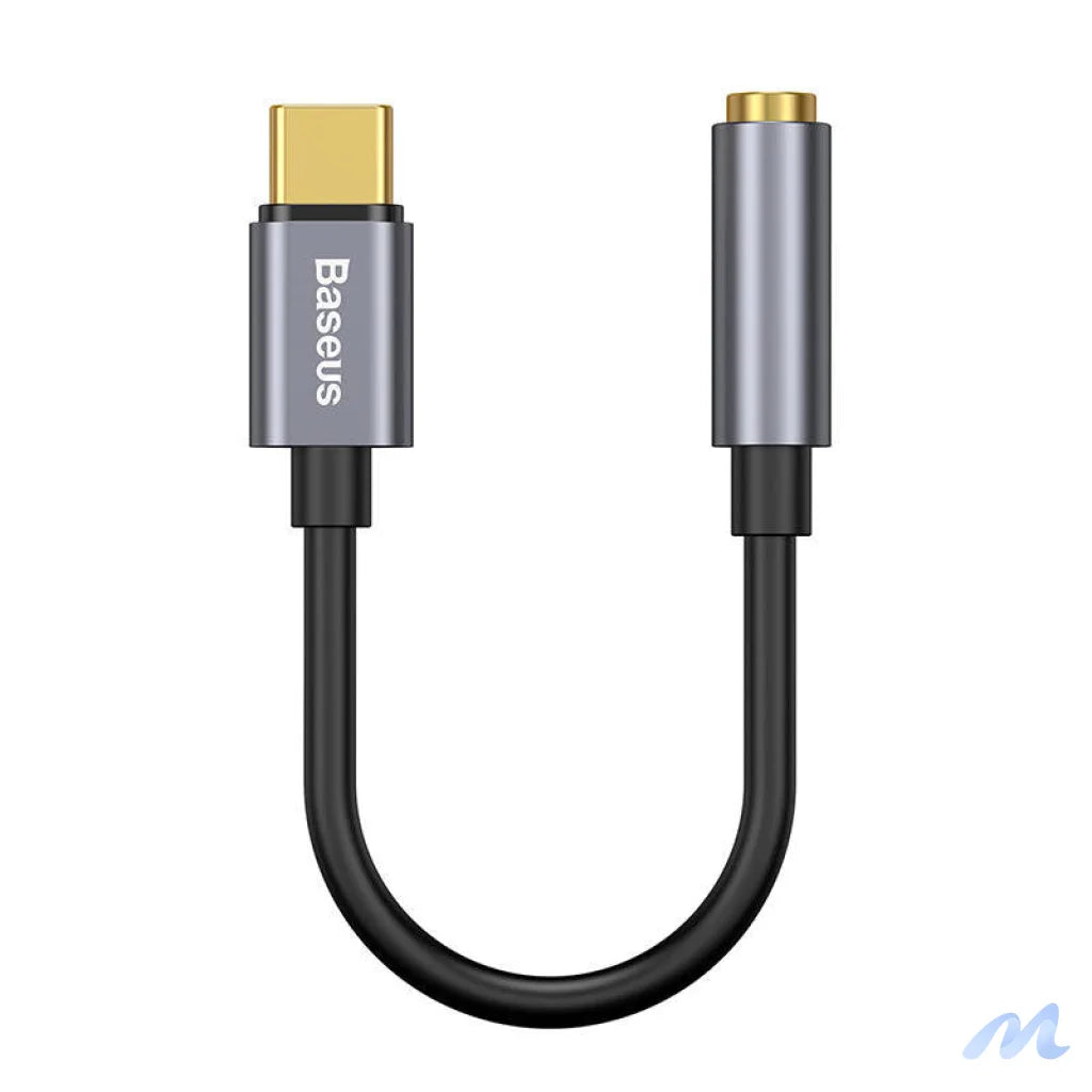 Baseus L54 Audio Adapter USB-C + mini jack 3,5mm (Black+Gray)