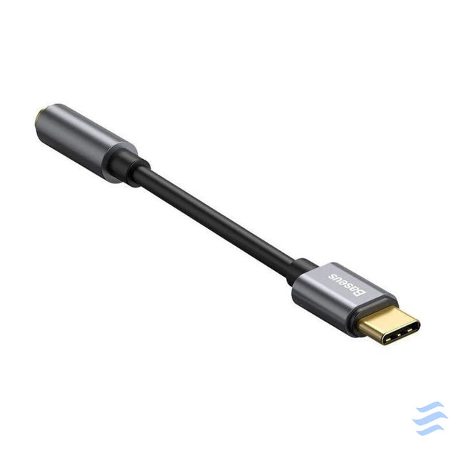 Baseus L54 Audio Adapter USB C + mini jack 3,5mm (Black + Gray) Audio adapters