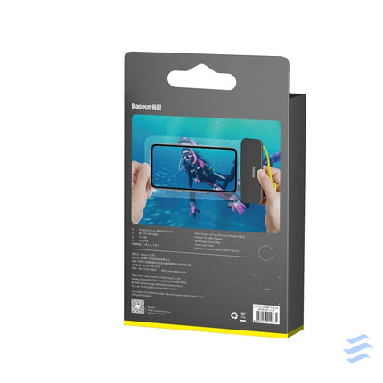 Baseus Let’s Go Universal waterproof case for smartphones (black + yellow) Waterproof cases