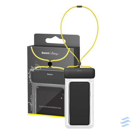 Baseus Let’s Go Universal waterproof case for smartphones (black + yellow) Waterproof cases