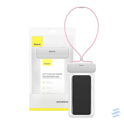 Baseus Let’s Go Universal waterproof case for smartphones (pink) Waterproof cases