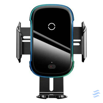 Baseus Light Electric Car Holder with Qi inductive charger (Black) Phone holders