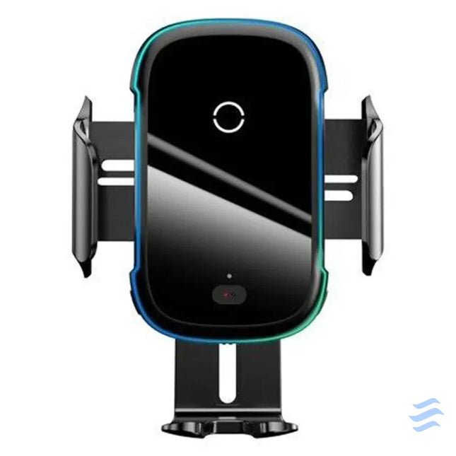 Baseus Light Electric Car Holder with Qi inductive charger (Black) Phone holders