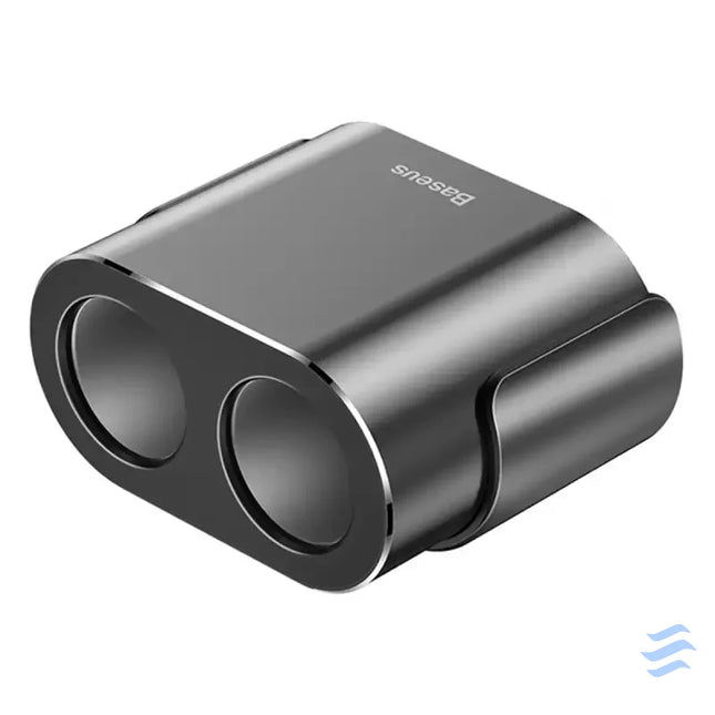 Baseus Lighter socket splitter 2xUSB 3,1A 100W (Black) Car chargers
