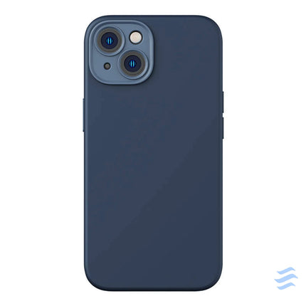 Baseus Liquid Silica Magnetic Case and Tempered Glass set for iPhone 14 Plus (blue) For smartphones
