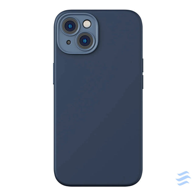 Baseus Liquid Silica Magnetic Case and Tempered Glass set for iPhone 14 Plus (blue) For smartphones