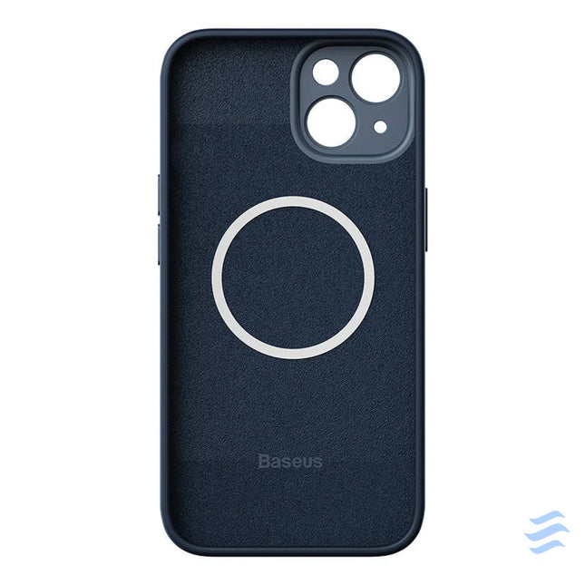 Baseus Liquid Silica Magnetic Case and Tempered Glass set for iPhone 14 Plus (blue) For smartphones