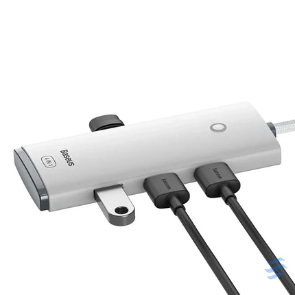 Baseus Lite Series Hub 4in1 USB to 4x USB 3.0 25cm (White) Hubs