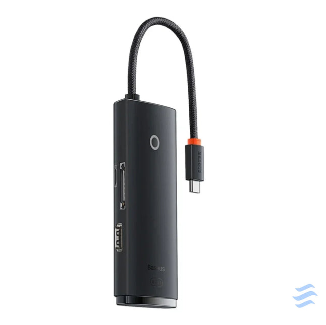 Baseus Lite Series Hub 6w1 USB C to 2x USB 3.0 + USB C + HDMI + SD/TF (black) Hubs