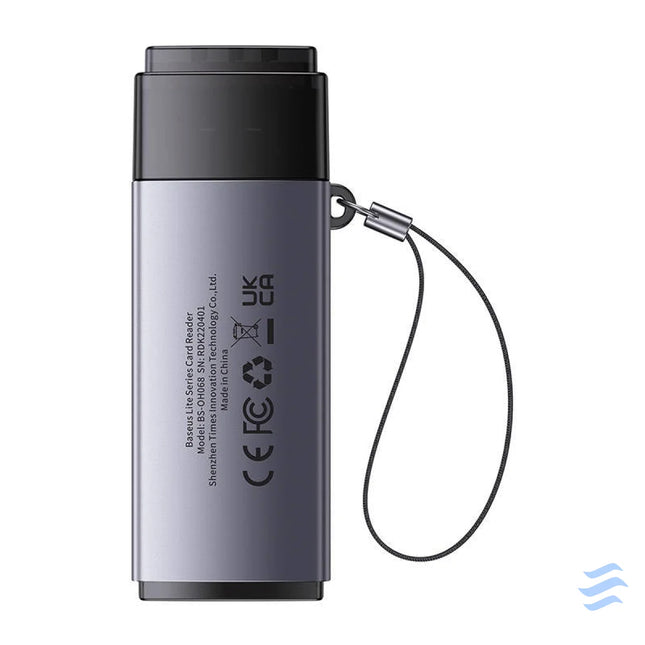 Baseus Lite Series SD/TF memory card reader USB (gray) Card readers