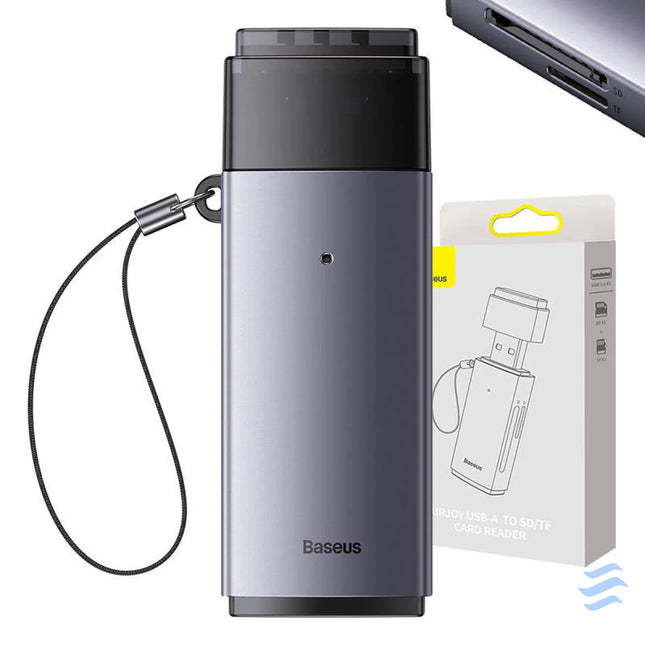 Baseus Lite Series SD/TF memory card reader USB (gray) Card readers