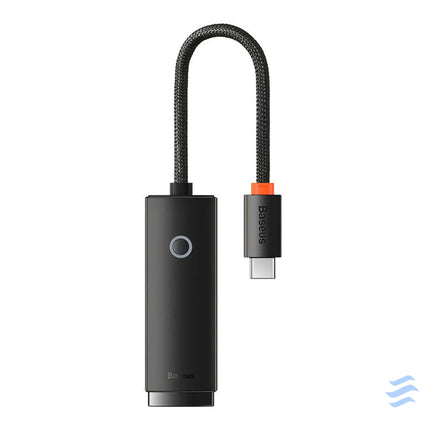 Baseus Lite Series USB C to RJ45 network adapter 100Mbps (black) Adapters connectors and converters