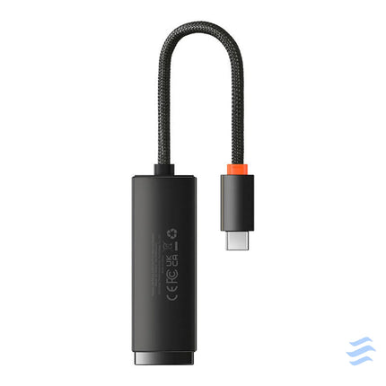 Baseus Lite Series USB C to RJ45 network adapter 100Mbps (black) Adapters connectors and converters