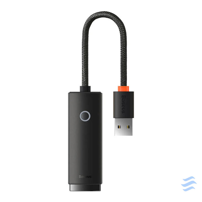 Baseus Lite Series USB to RJ45 network adapter 100Mbps (black) Adapters connectors and converters