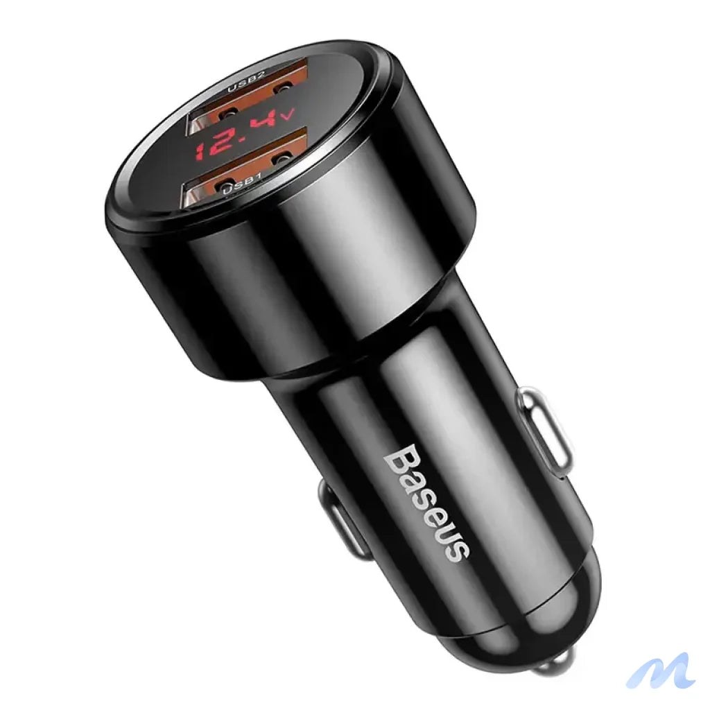 Baseus Magic Car Charger 2x USB QC 3.0 45W (black)