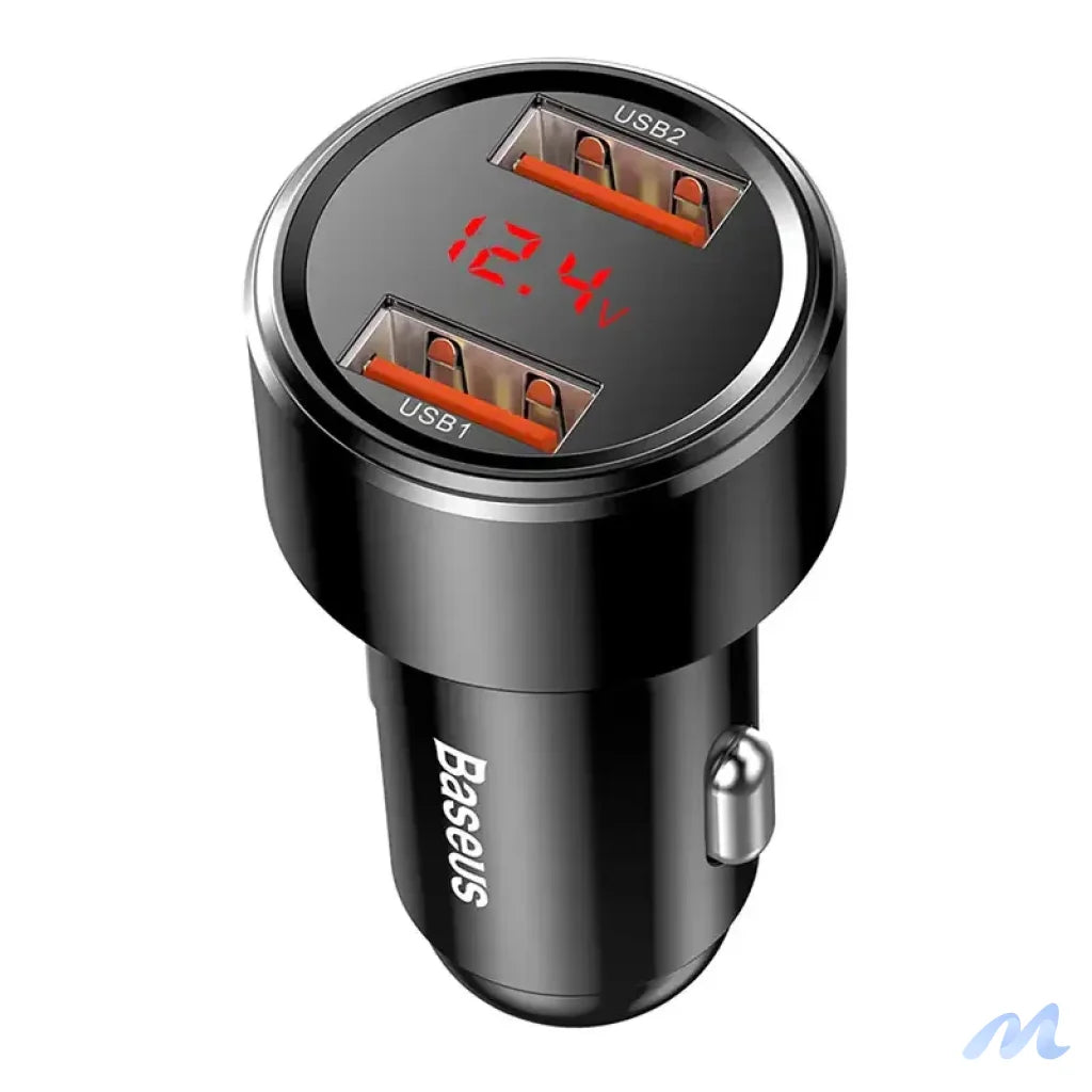 Baseus Magic Car Charger 2x USB QC 3.0 45W (black)
