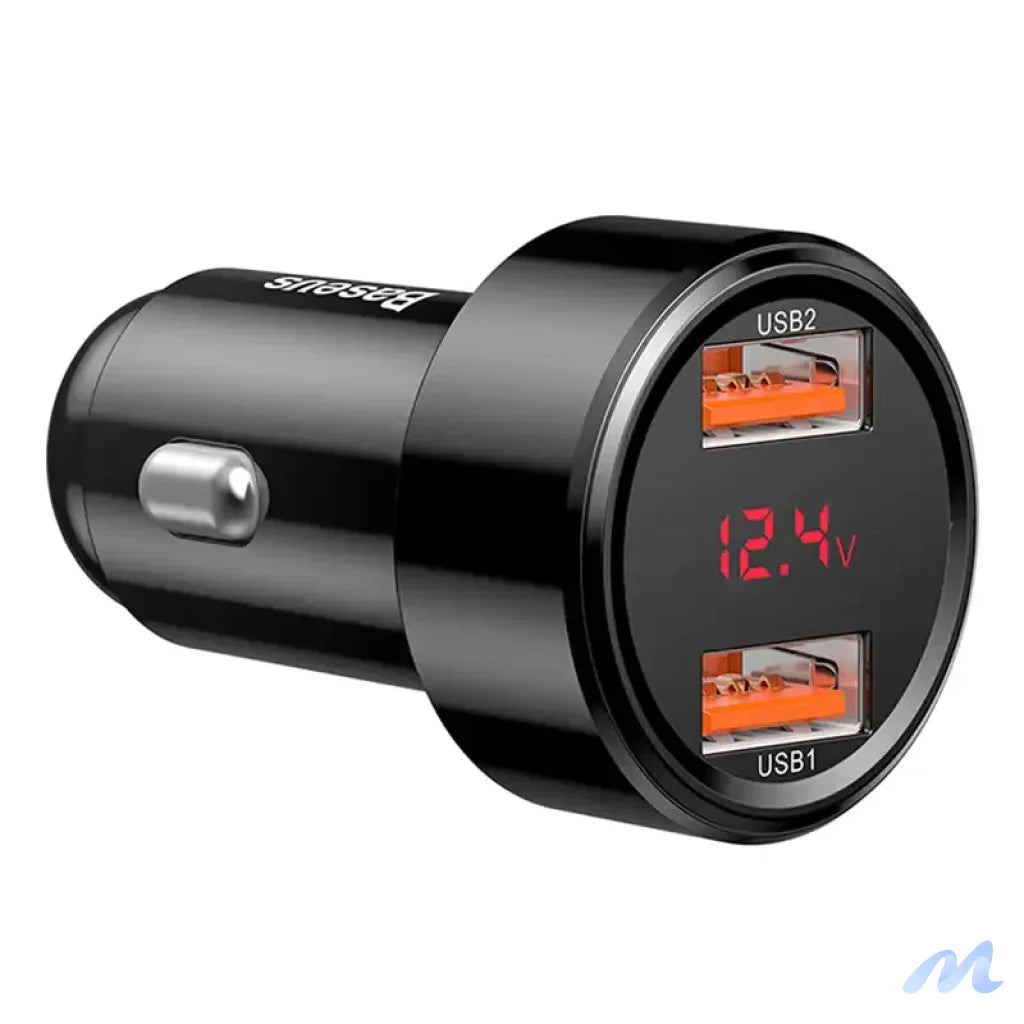 Baseus Magic Car Charger 2x USB QC 3.0 45W (black)