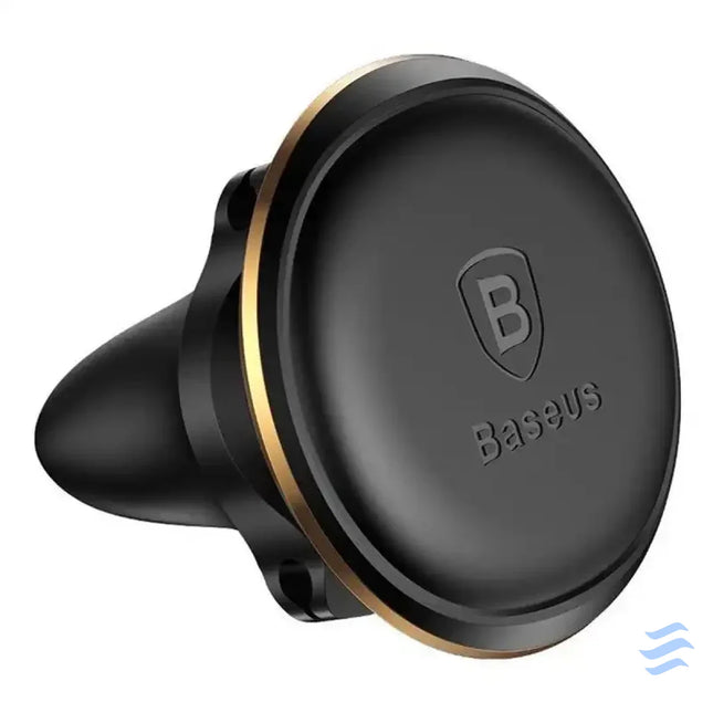 Baseus Magnetic Air Vent Car Mount Holder with cable clip Gold Phone holders