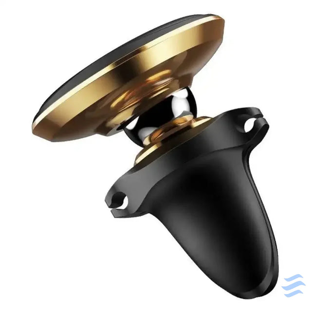 Baseus Magnetic Air Vent Car Mount Holder with cable clip Gold Phone holders