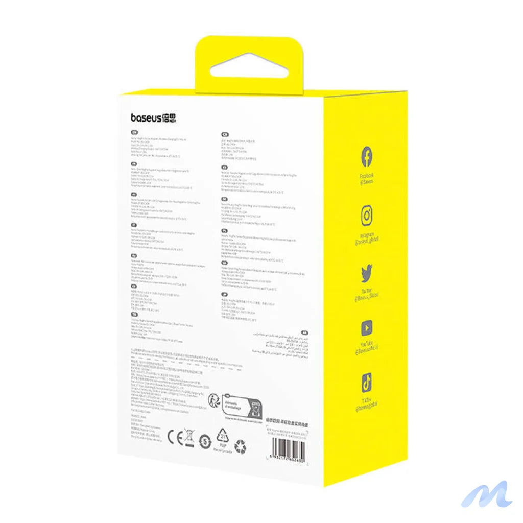 Baseus MagPro car mount with 15W Qi2.0 inductive charger (black)