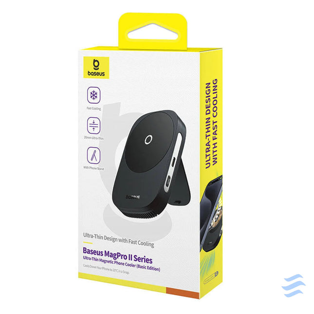 Baseus MagPro II Ultra Thin Phone Cooler (black) Bases and stands