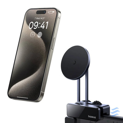 Baseus MaxView magnetic car screen holder (gray) Phone holders