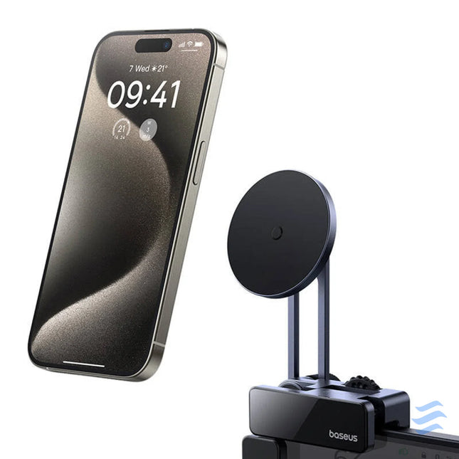 Baseus MaxView magnetic car screen holder (gray) Phone holders