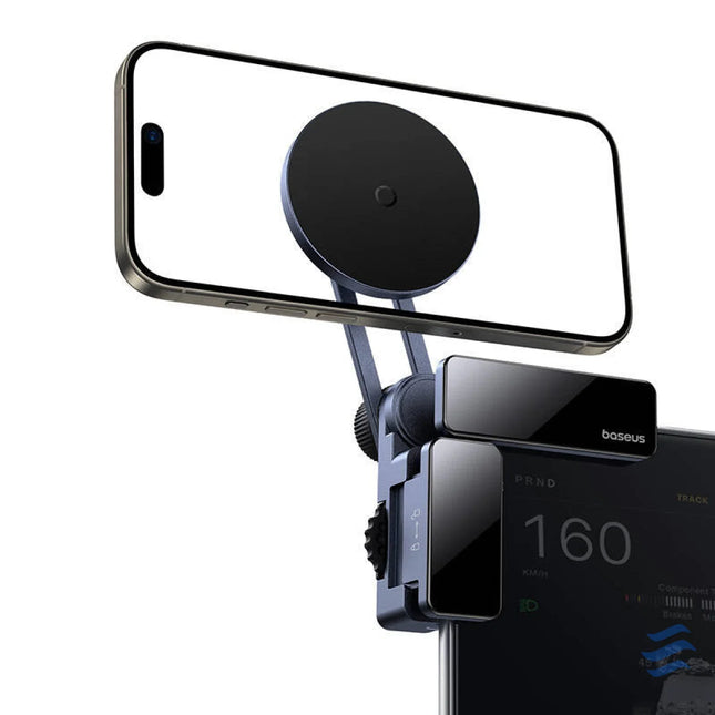 Baseus MaxView magnetic car screen holder (gray) Phone holders