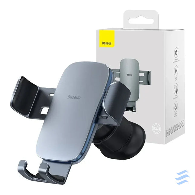 Baseus Metal Age II Gravitational Car Holder on ventilation grid (gray) Phone holders