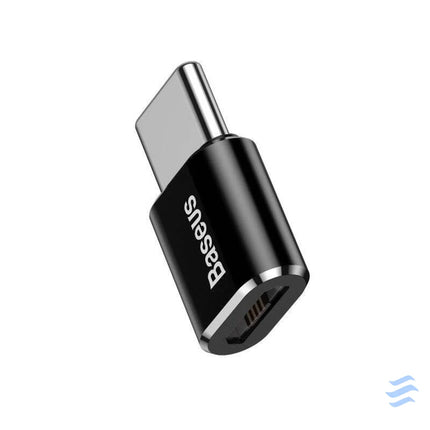 Baseus Micro USB to USB Type C adapter black Adapters connectors and converters