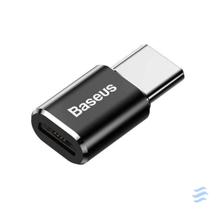 Baseus Micro USB to USB Type C adapter black Adapters connectors and converters