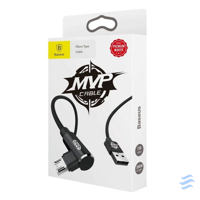Baseus MVP Elbow Cable USB to micro USB 2A 1m Black USB to Micro USB
