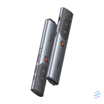 Baseus Orange Dot Multifunctional remote control for presentation with a red laser pointer gray Laser pointers
