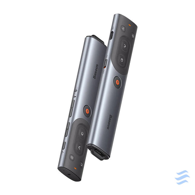 Baseus Orange Dot Multifunctional remote control for presentation with a red laser pointer gray Laser pointers