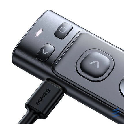Baseus Orange Dot Multifunctionale remote control for presentation with a green laser pointer gray Laser pointers