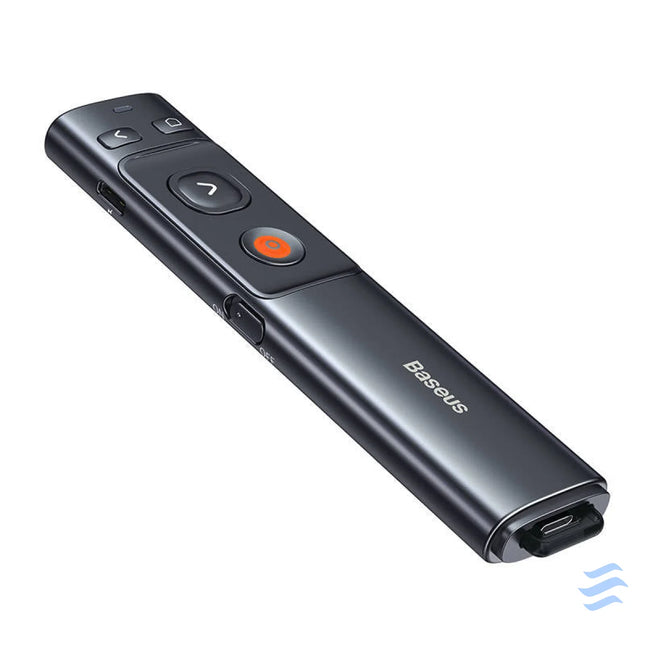 Baseus Orange Dot Multifunctionale remote control for presentation with a green laser pointer gray Laser pointers