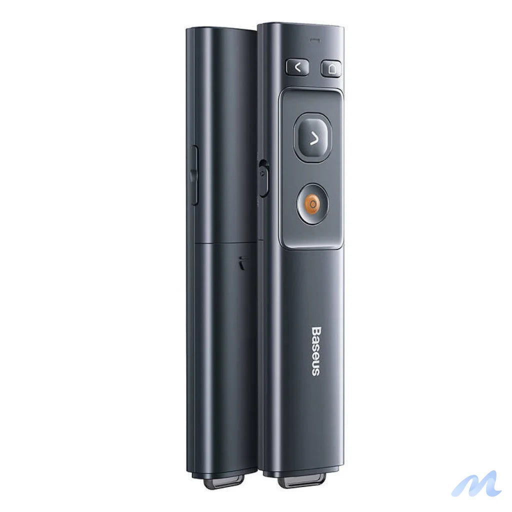 Baseus Orange Dot Multifunctionale remote control for presentation, with a laser pointer - gray
