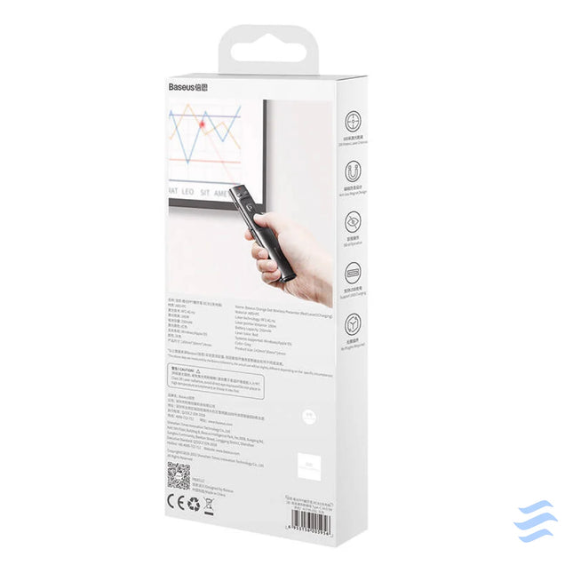 Baseus Orange Dot Multifunctionale remote control for presentation with a laser pointer gray Laser pointers