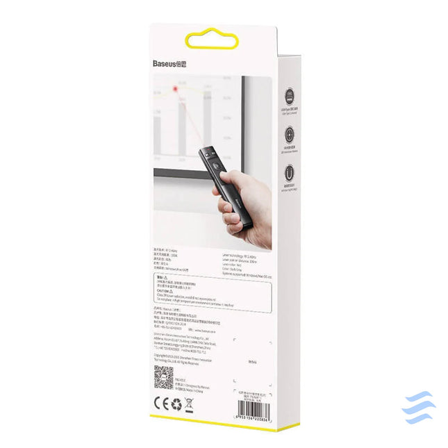 Baseus Orange Dot Multifunctionale remote control for presentation with a laser pointer gray Laser pointers