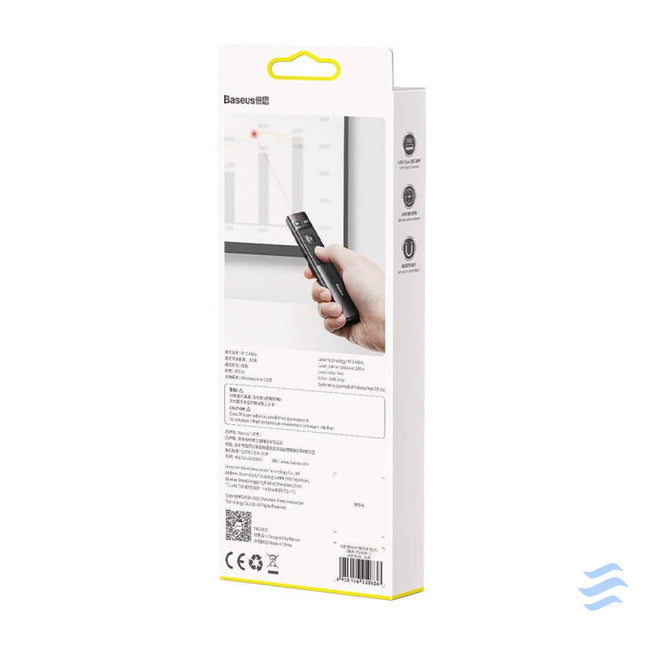 Baseus Orange Dot Multifunctionale remote control for presentation with a laser pointer gray Laser pointers