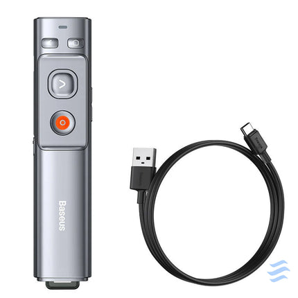 Baseus Orange Dot Multifunctionale remote control for presentation with a laser pointer gray Laser pointers