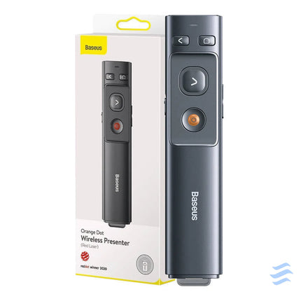 Baseus Orange Dot Multifunctionale remote control for presentation with a laser pointer gray Laser pointers