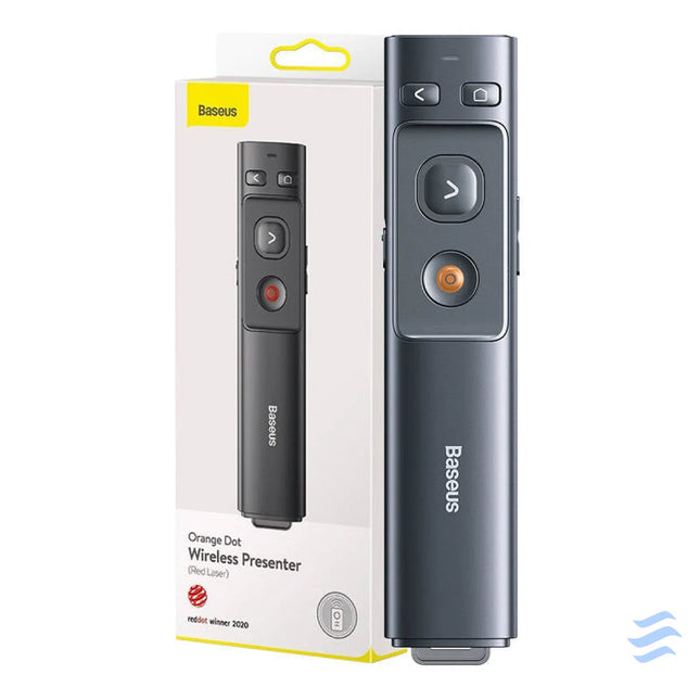 Baseus Orange Dot Multifunctionale remote control for presentation with a laser pointer gray Laser pointers