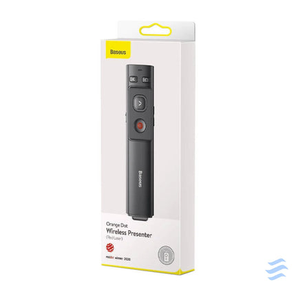Baseus Orange Dot Multifunctionale remote control for presentation with a laser pointer gray Laser pointers