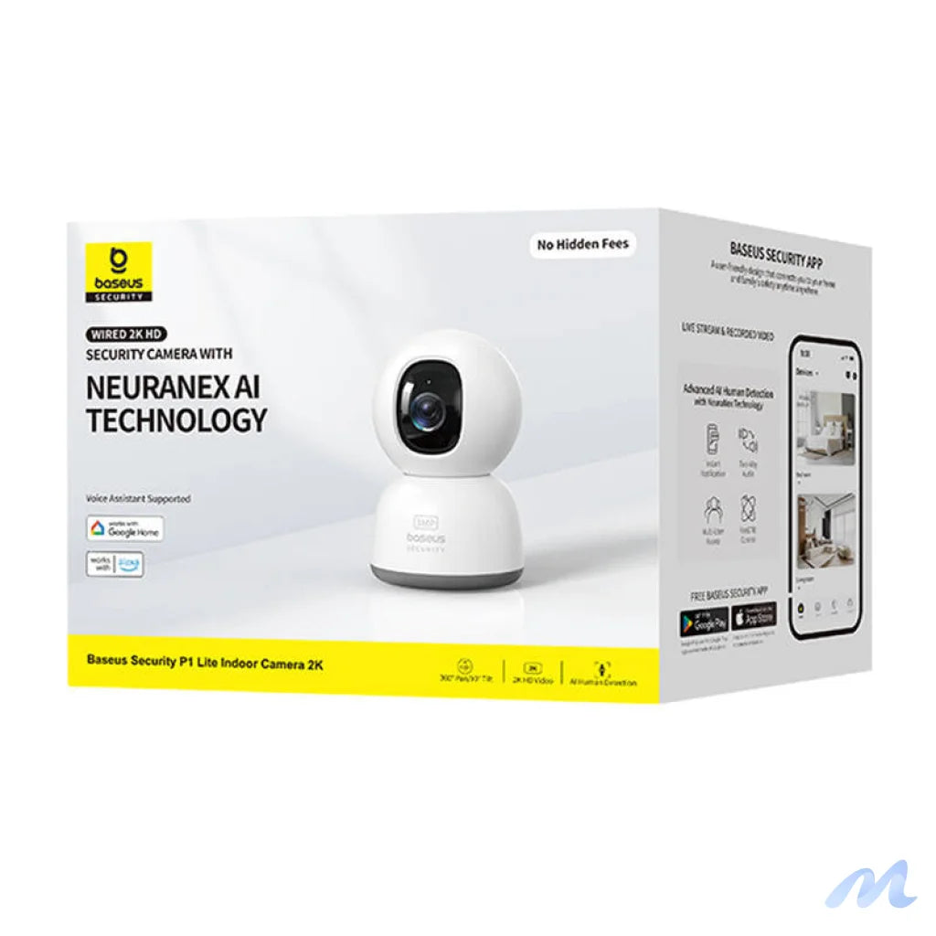 Baseus P1 Lite 2K Indoor Camera (White)