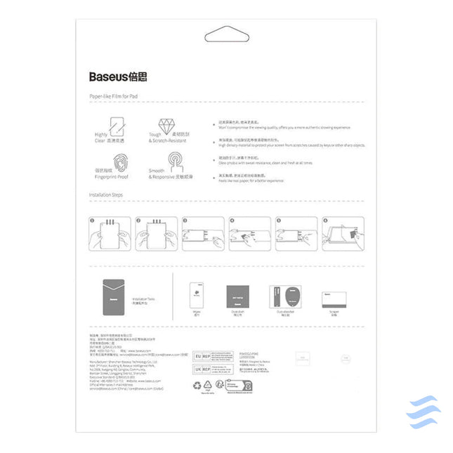 Baseus Paperfeel film For Pad Pro (2018/2020/2021/2022) 12.9″ Clear For tablets