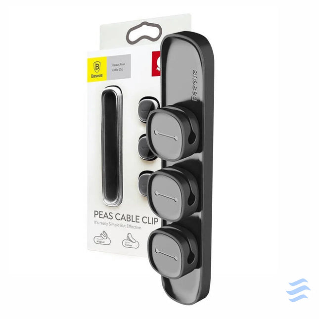 Baseus Peas Magnetic Cable Clip Black Cable organizers